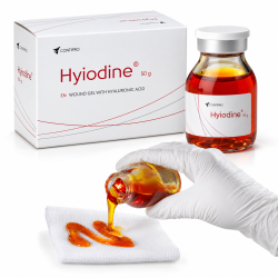 Hyiodine żel na rany z jodem i kwasem hialuronowym | Pulmedic