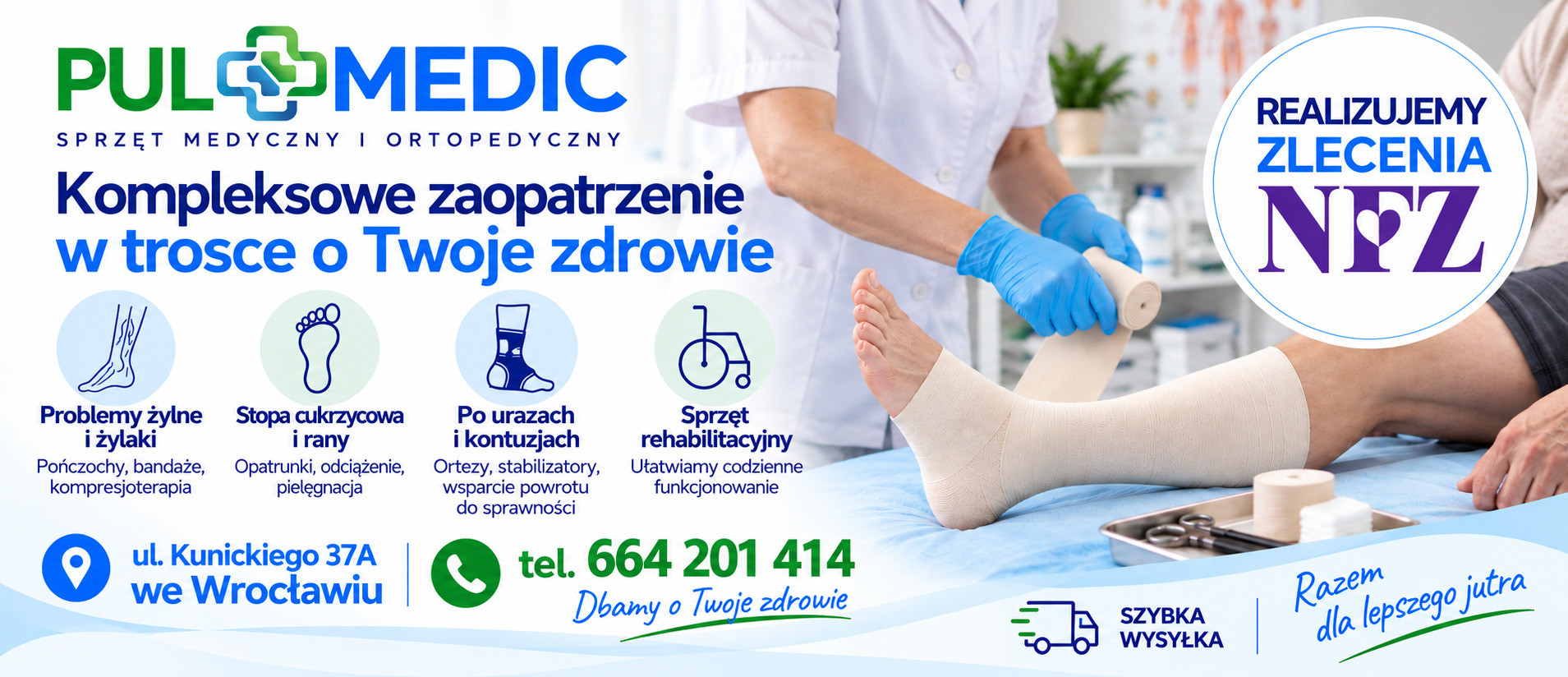 Sklep medyczny i ortopedyczny Wrocław – Refundacja NFZ - PULMEDIC